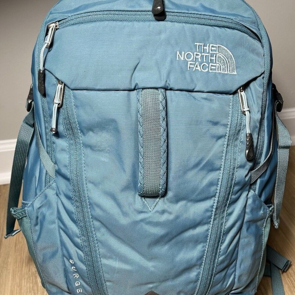 The North Face Surge Flex Vent Teal Laptop Backpack